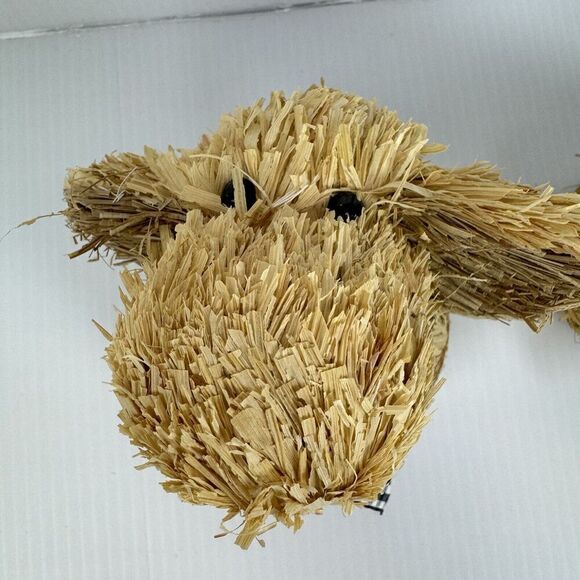 Straw Hay Farm Animal Set Cow Pig Farmhouse Decoration Lightweight - Picture 9 of 9